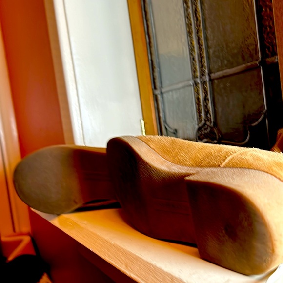 Lucky brand tan suede ankle boots size 9M - Picture 5 of 6